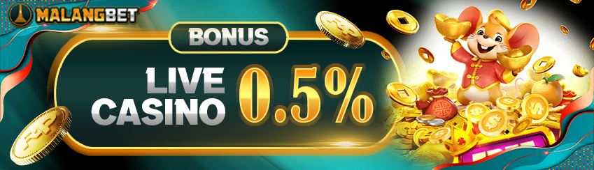 BONUS ROLLINGAN LIVE CASINO 0.5%